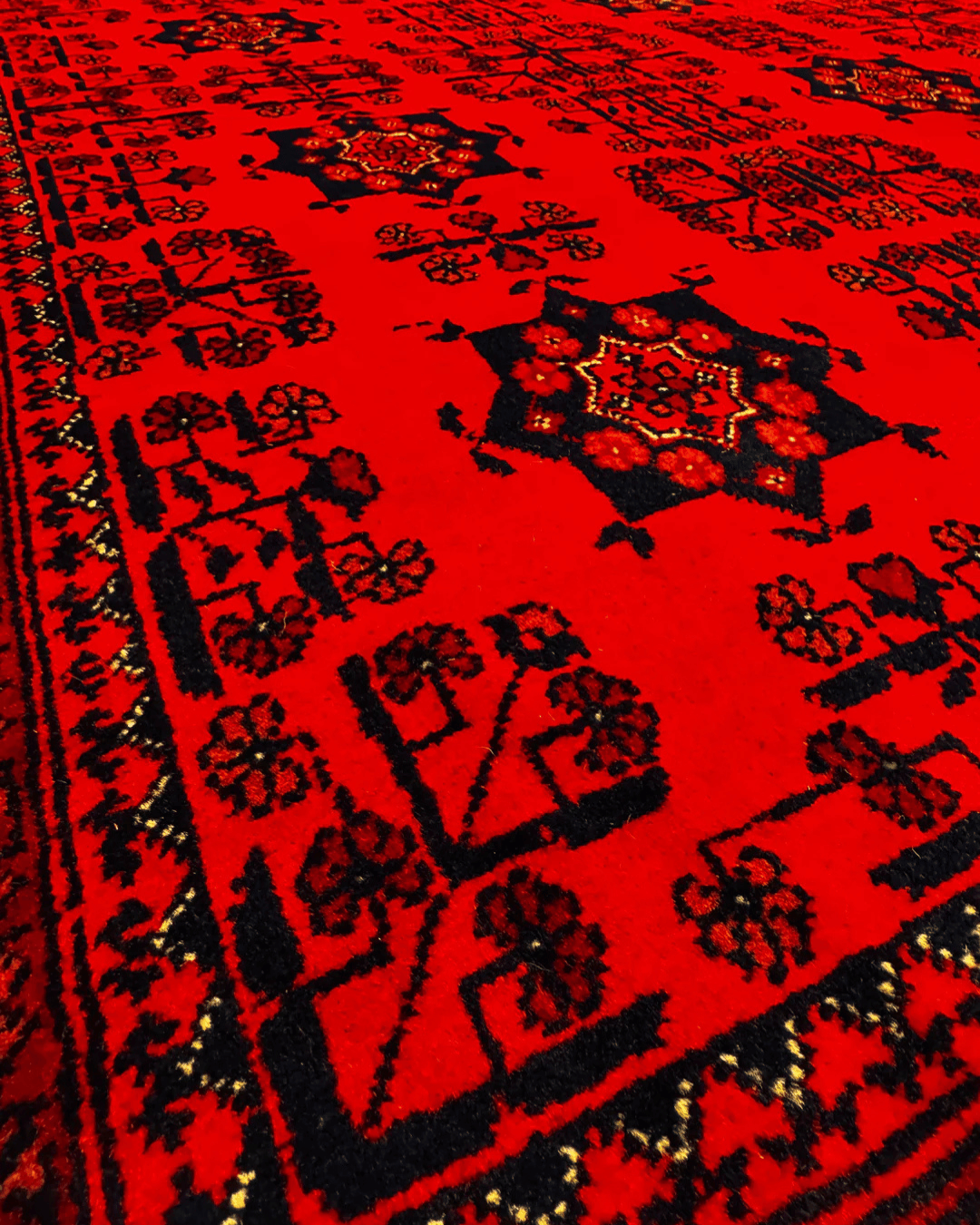 Wolle im afghanischen Stil 1,8x4,8ft – 55x146cm