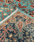 Ushak Hand-Knotted Wool Rug 6' x 8'