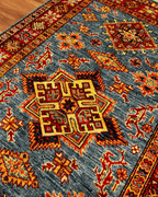 Shirvan Hand-Knotted Wool Rug 3' 1" x 4' 9"