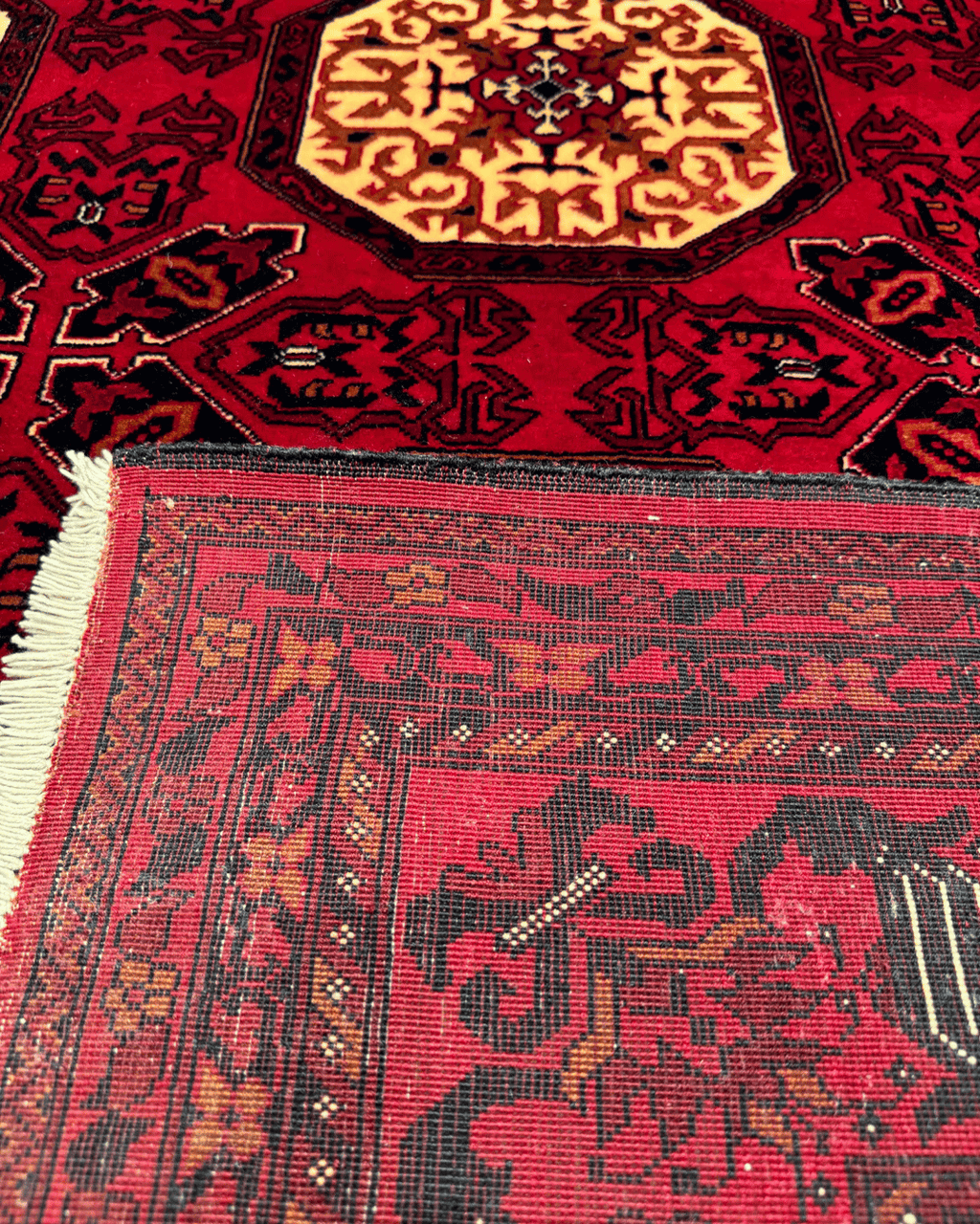 Wolle im afghanischen Stil 1,8x4,8ft – 55x146cm