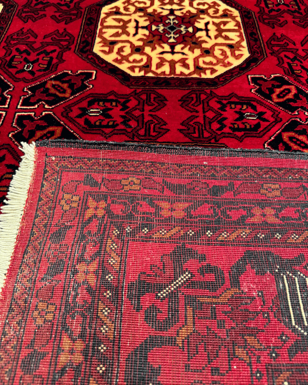 Wolle im afghanischen Stil 1,8x4,8ft – 55x146cm