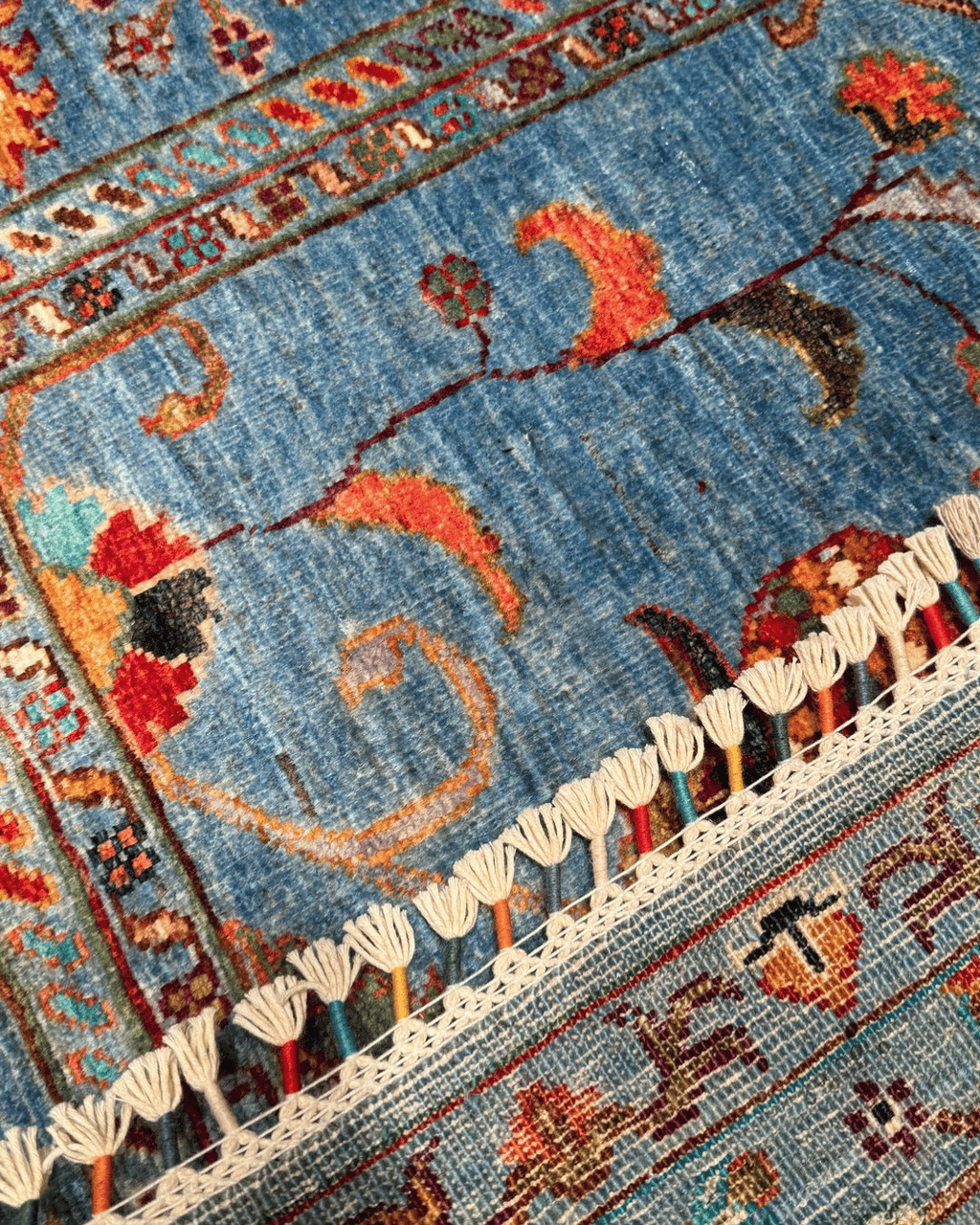 Sultani Hand-Knotted Wool Rug 3' 4" x 5'