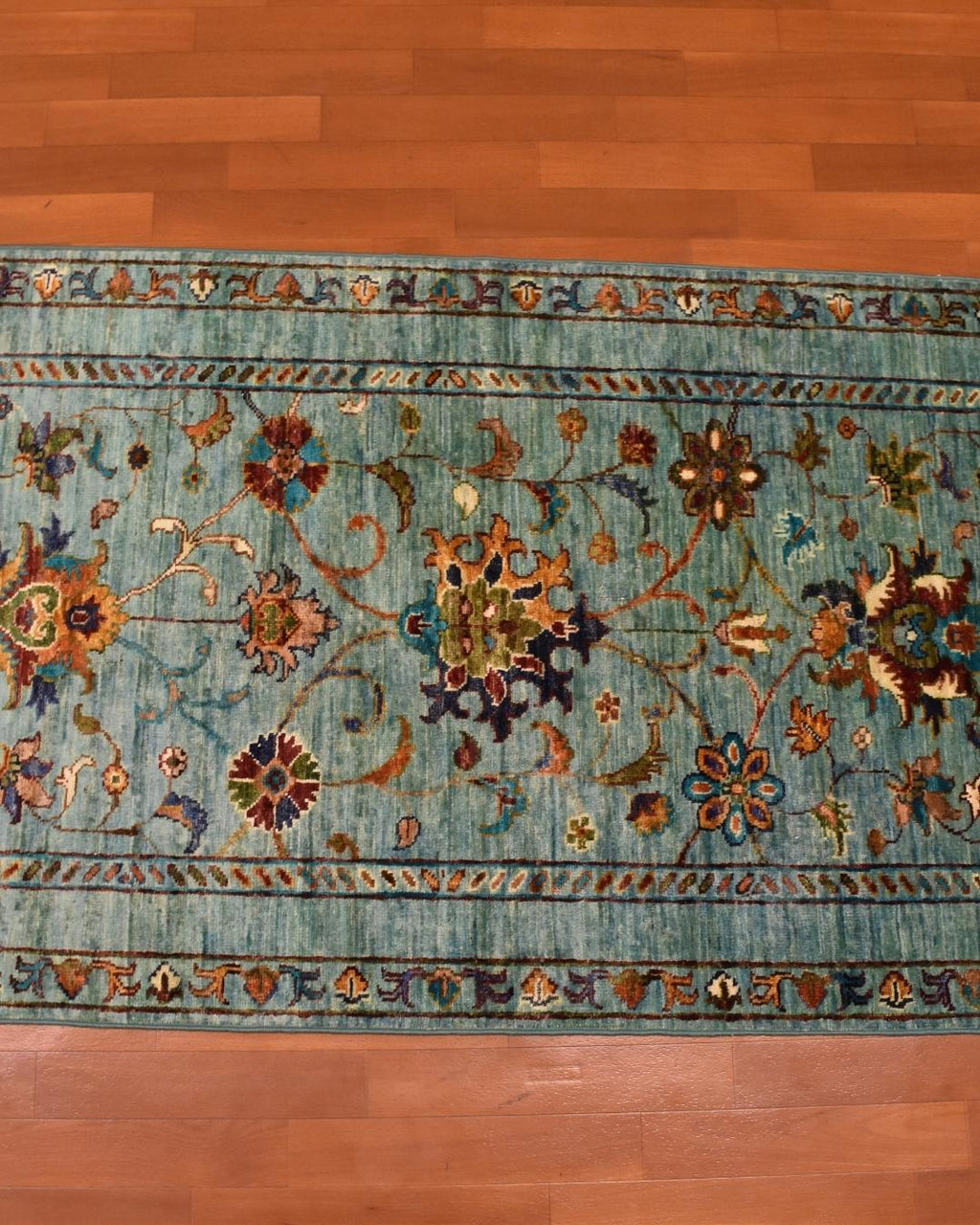 Sultani Hand-Knotted Wool Runner 2' 6" x 8'