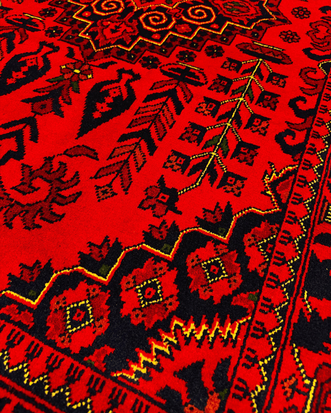 Wolle im afghanischen Stil 1,8x4,8ft – 55x146cm