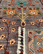 Sultani Hand-Knotted Wool Rug 4' x 6'