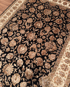 Tapis en laine style afghan 55 x 146 cm