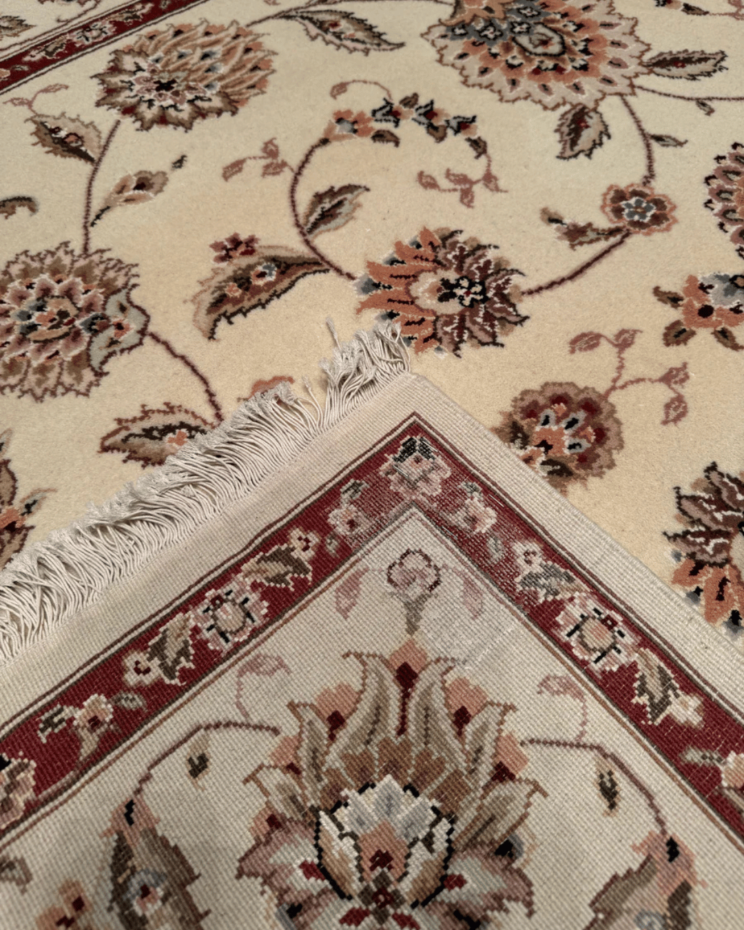 Ottoman Elegance Hand-Knotted Wool Rug 5' 8" x 8' 7"