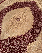 Ottoman Elegance Hand-Knotted Wool Rug 6' 8" x 9' 9"