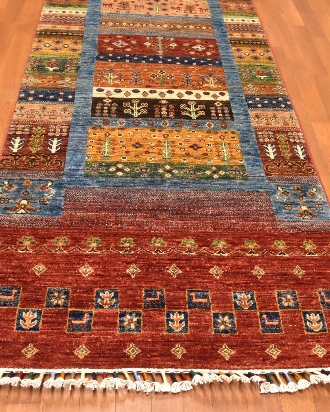 Sultani Hand-Knotted Wool Runner 2' 6" x 8' 3"