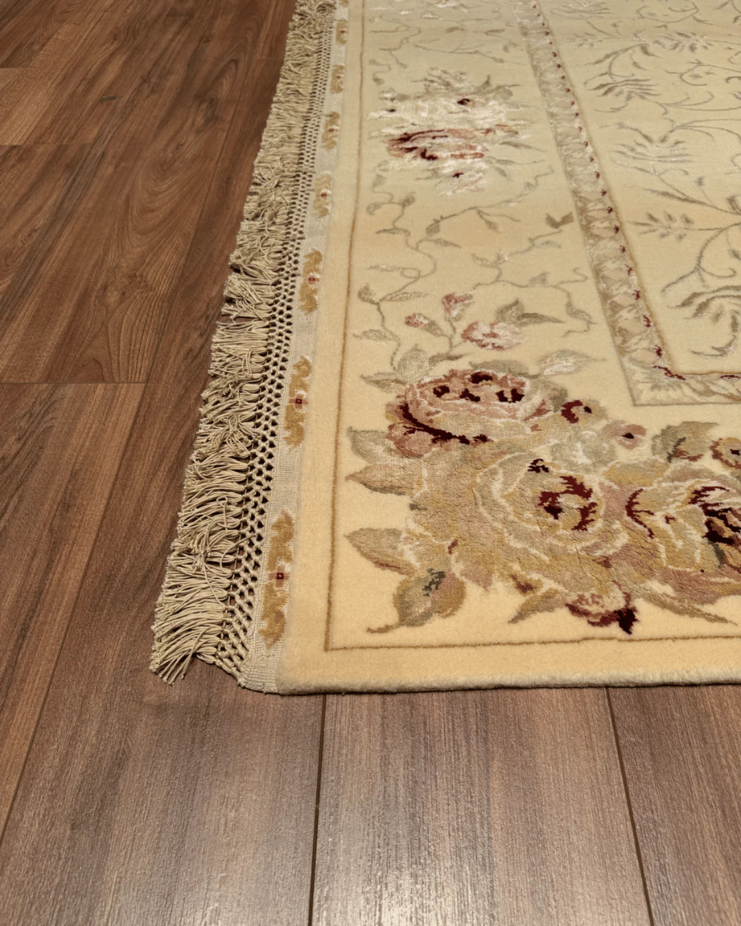 Ottoman Elegance Hand-Knotted Wool Rug 5' 6" x 8' 3"