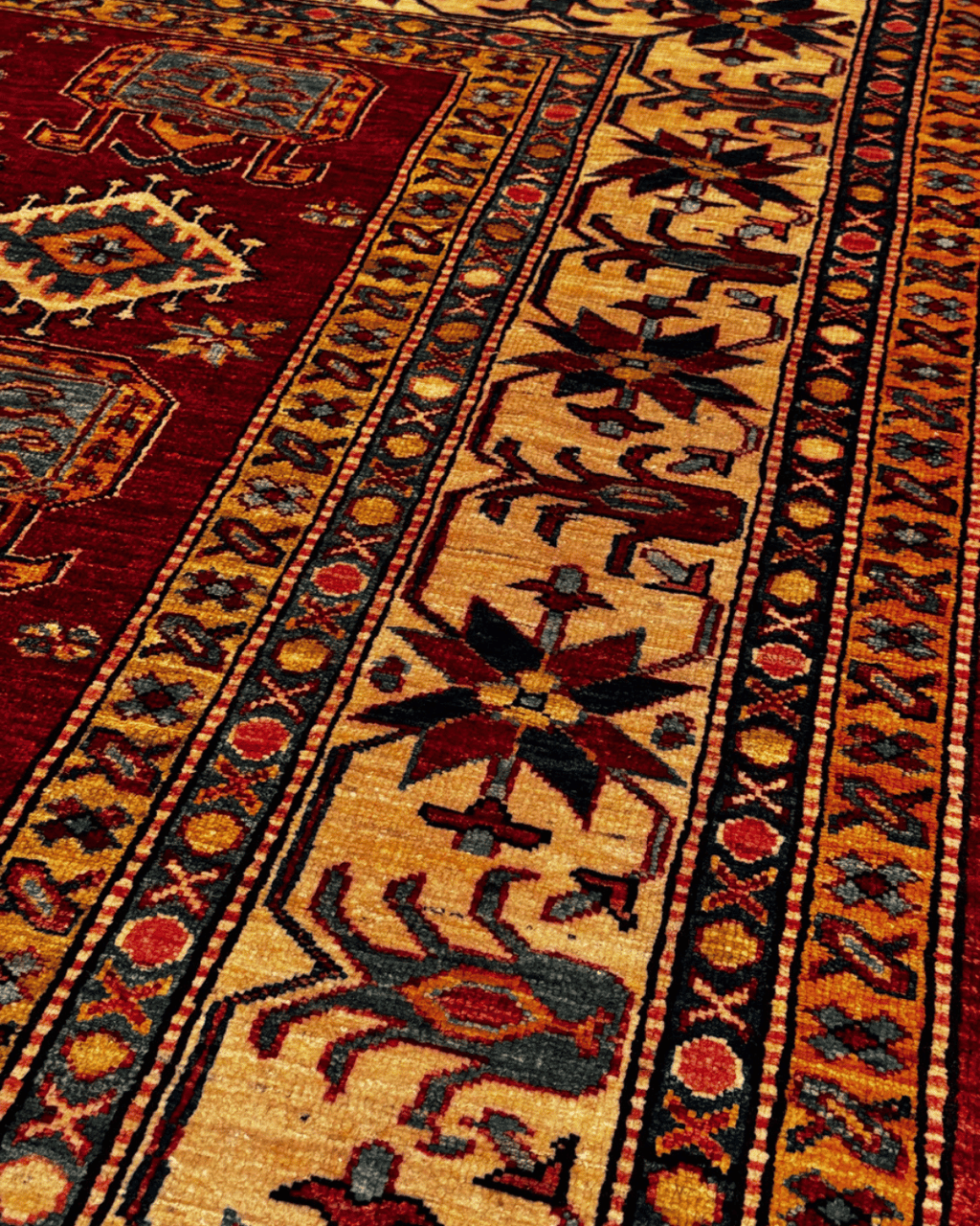 Shirvan Hand-Knotted Wool Rug 7' x 10'