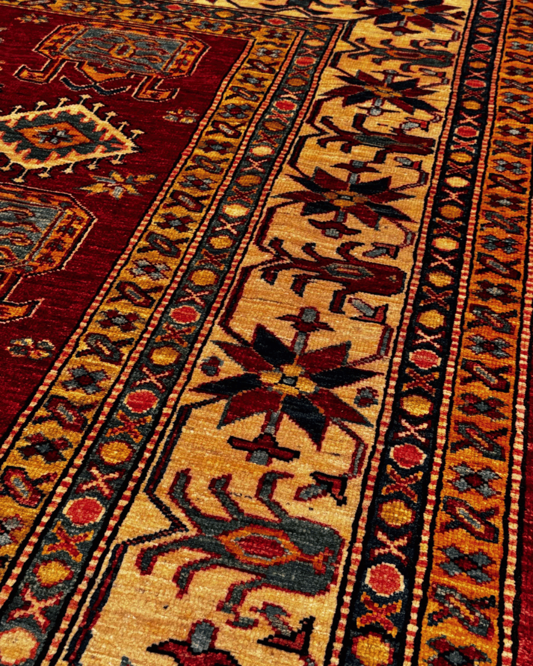 Shirvan Hand-Knotted Wool Rug 7' x 10'