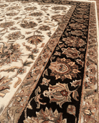 Tapis en laine style afghan 55 x 146 cm