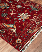 Sultani Hand-Knotted Wool Rug 3' 4" x 5'