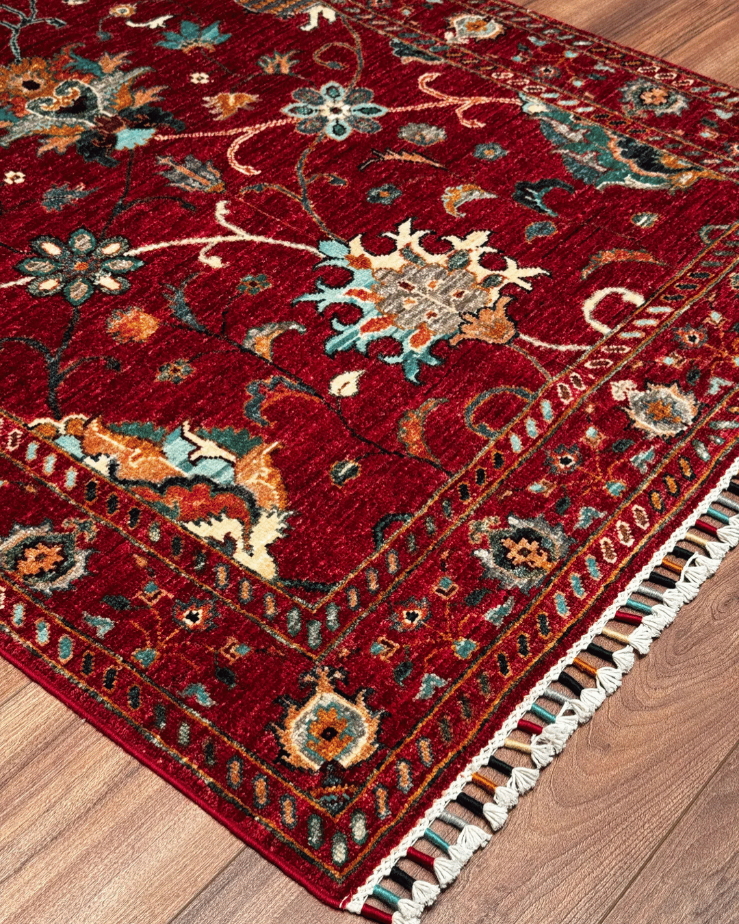 Sultani Hand-Knotted Wool Rug 3' 4" x 5'