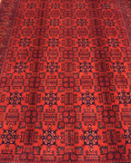 Afghan Bilcik Style Hand-Knotted Wool Rug 5' 5" x 7' 7"