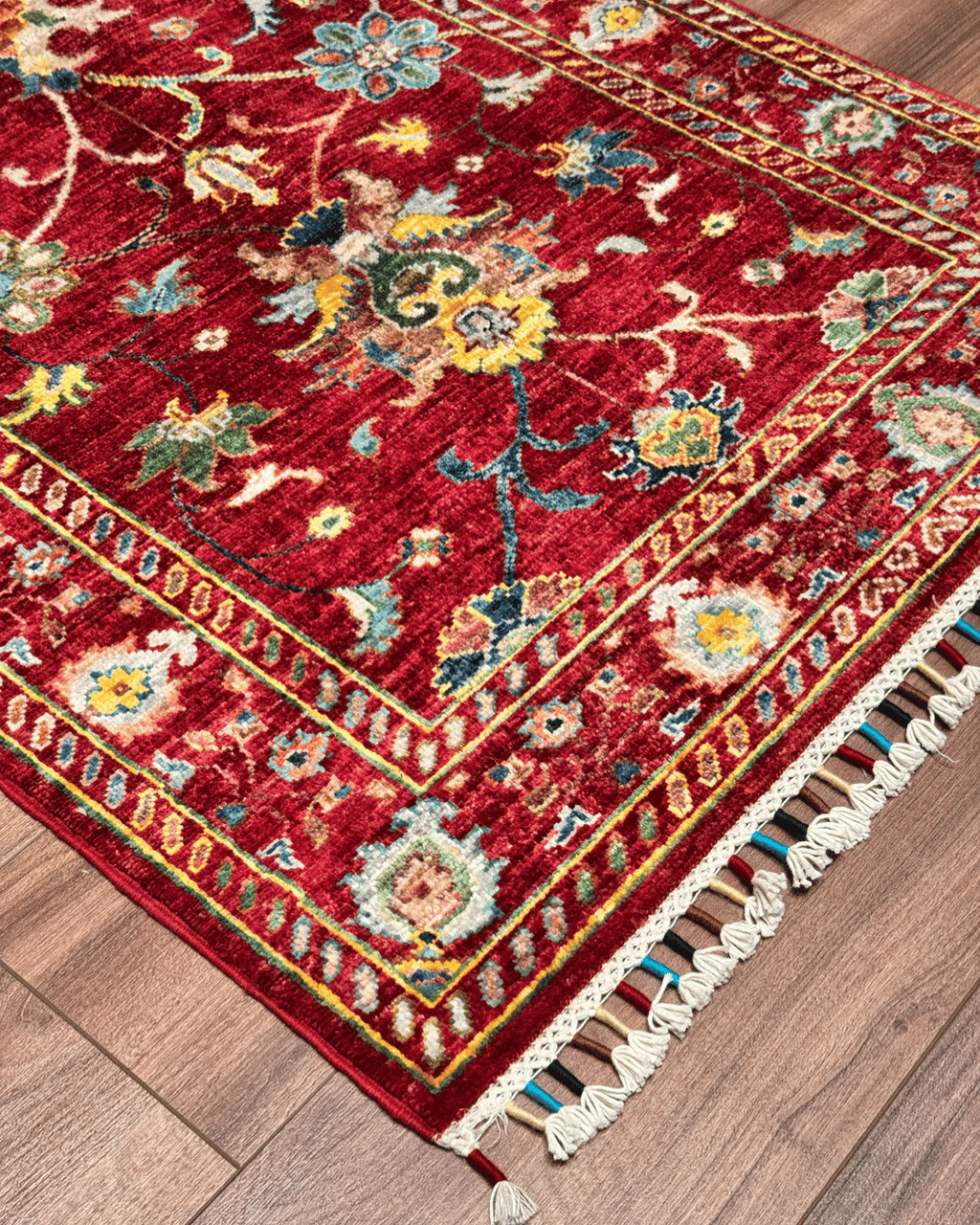 Sultani Hand-Knotted Wool Rug 2' 6" x 3' 9"