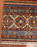 Sultani Hand-Knotted Wool Rug 5' x 6' 6"