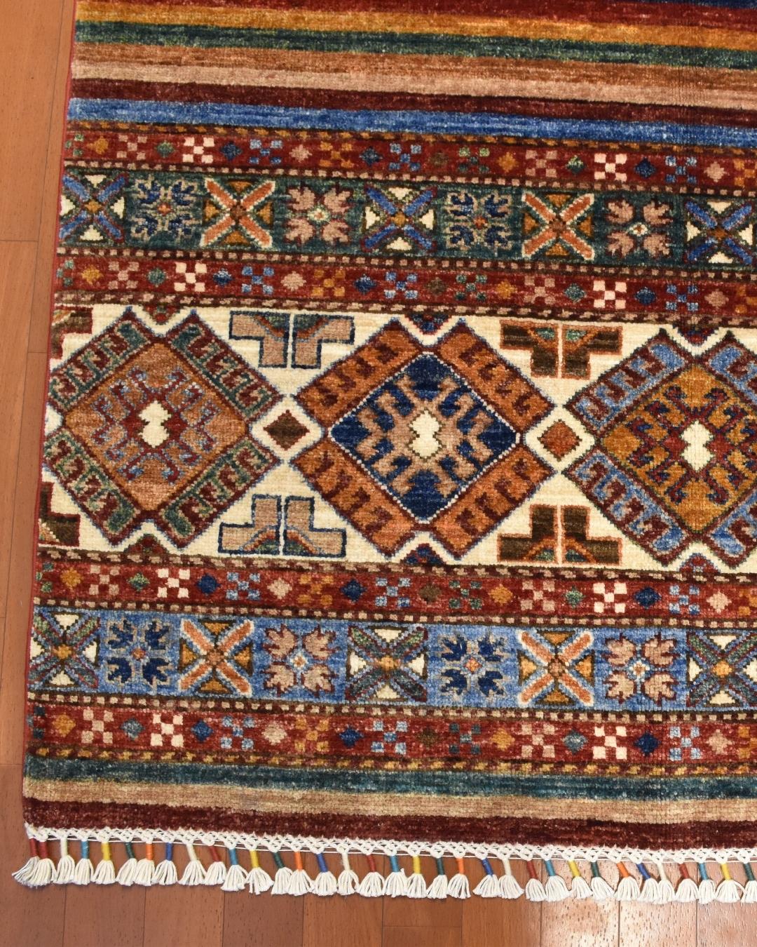 Sultani Hand-Knotted Wool Rug 5' x 6' 6"