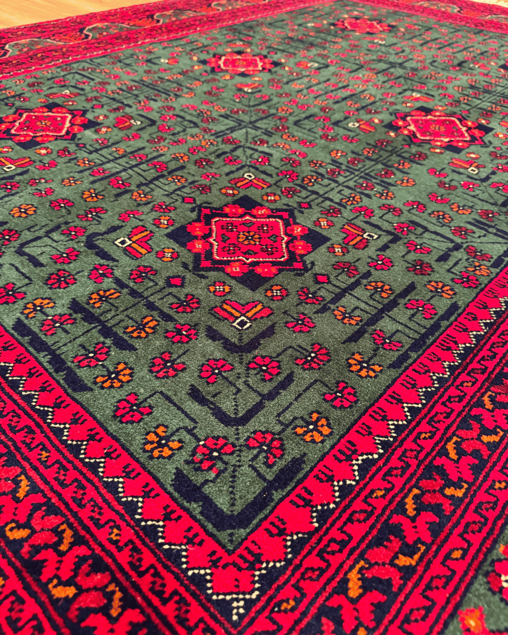 Wolle im afghanischen Stil 1,8x4,8ft – 55x146cm