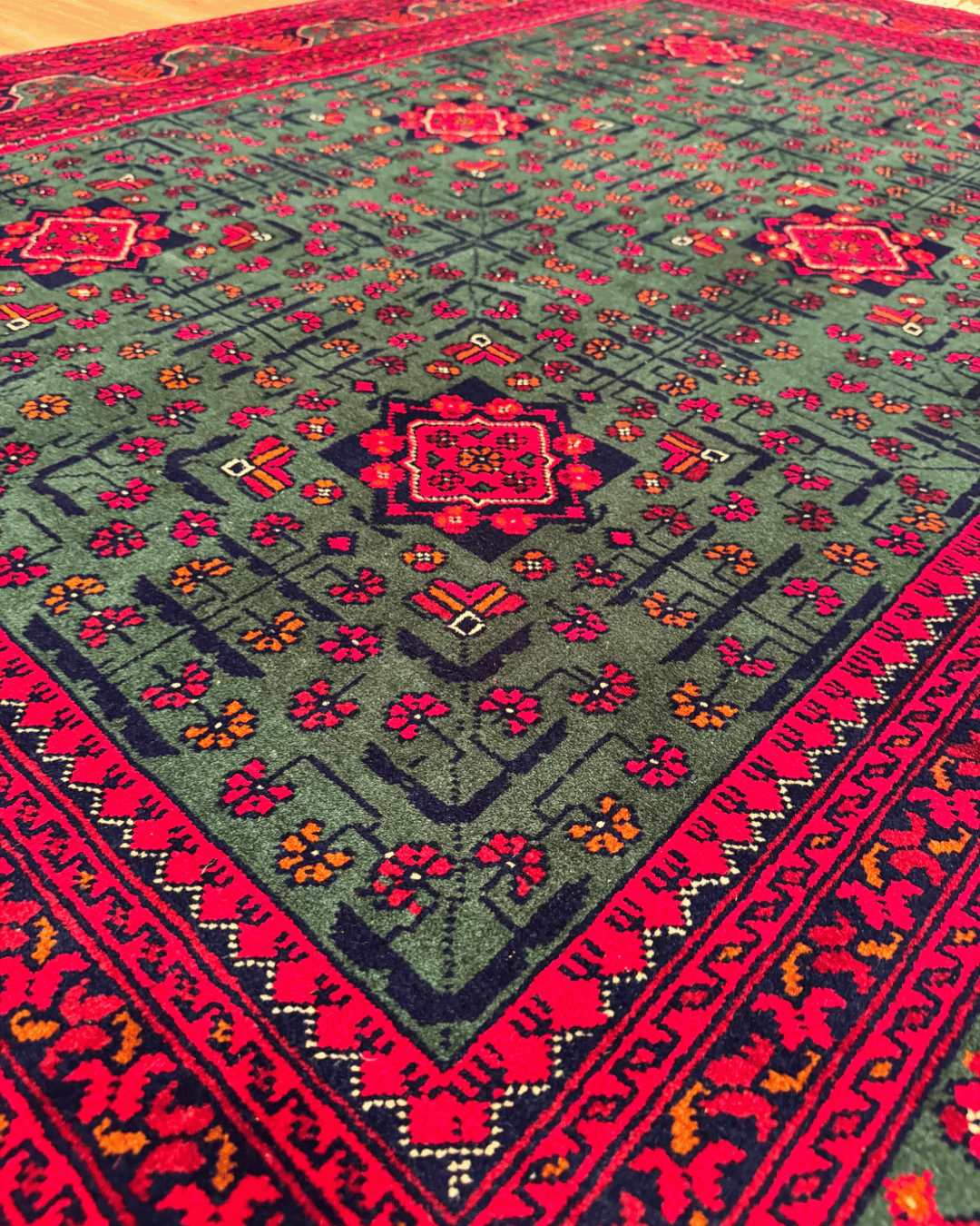 Wolle im afghanischen Stil 1,8x4,8ft – 55x146cm