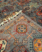 Veziri Hand-Knotted Wool Rug 5' 8" x 8'