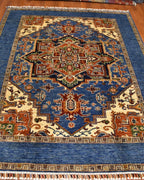 Sultani Hand-Knotted Wool Rug 5' x 6' 95"