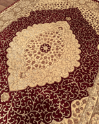 Tapis en laine style afghan 55 x 146 cm