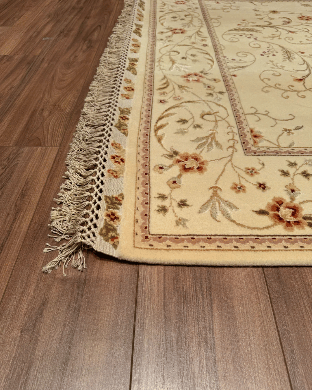 Ottoman Elegance Hand-Knotted Wool Rug 5' 6" x 8' 1"