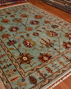 Sultani Hand-Knotted Wool Rug 5' x 6' 8"