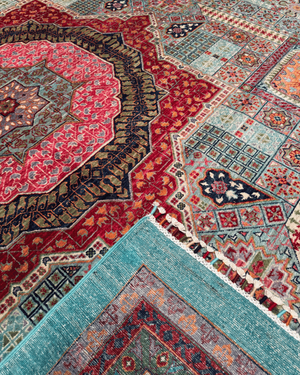 Mamluk Hand-Knotted Wool Rug 13' 1" x 16' 3"