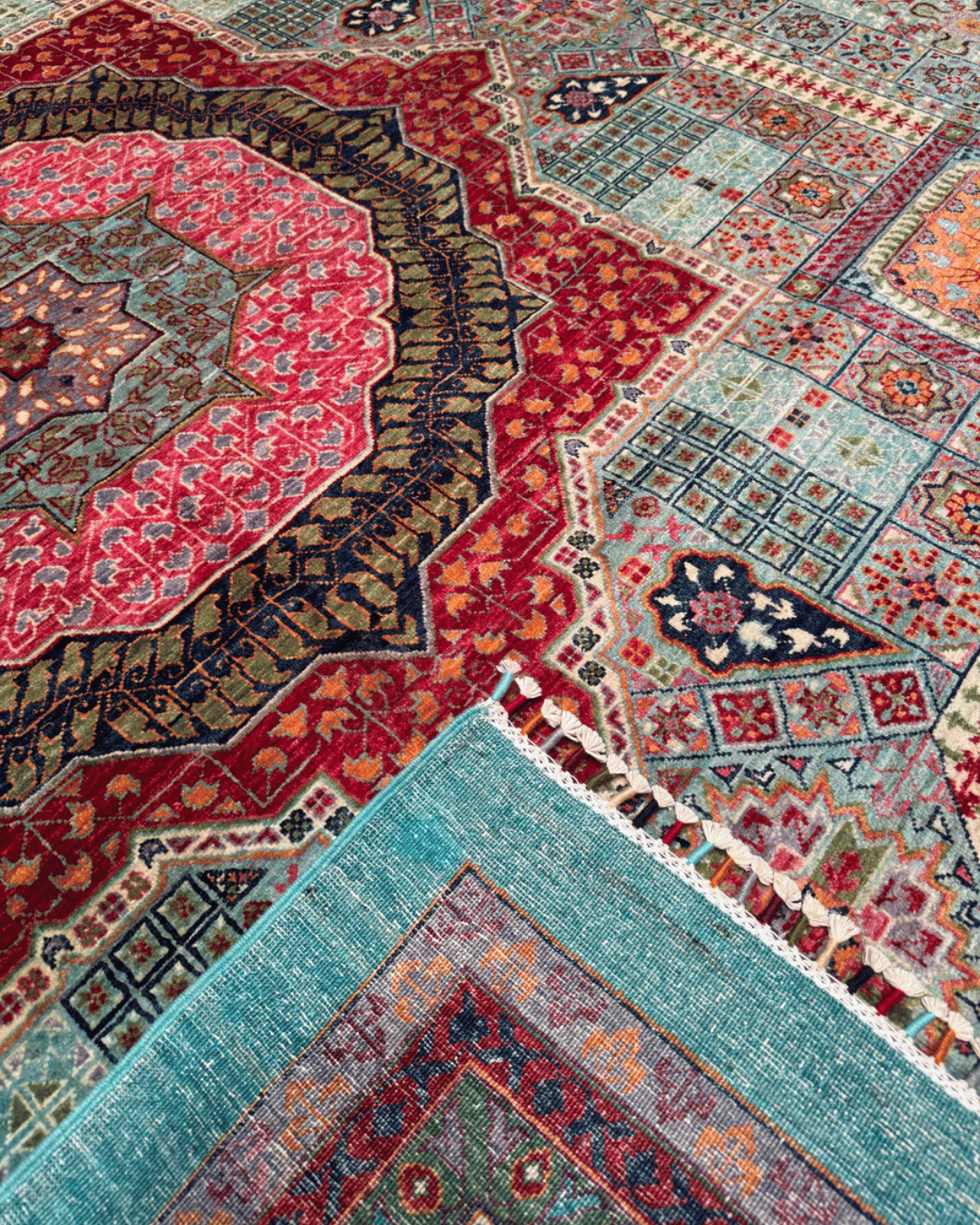 Mamluk Hand-Knotted Wool Rug 13' 1" x 16' 3"