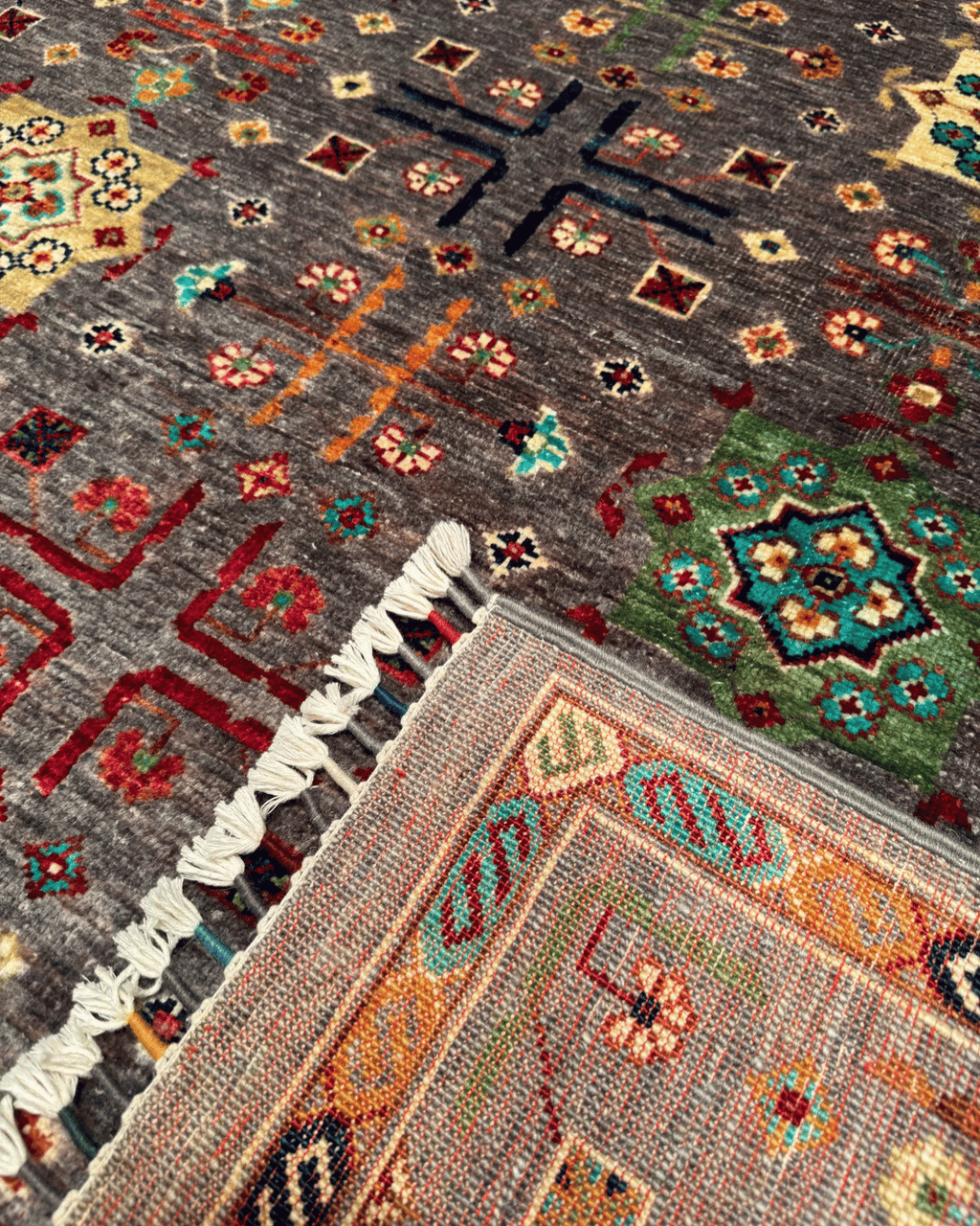 Wolle im afghanischen Stil 1,8x4,8ft – 55x146cm