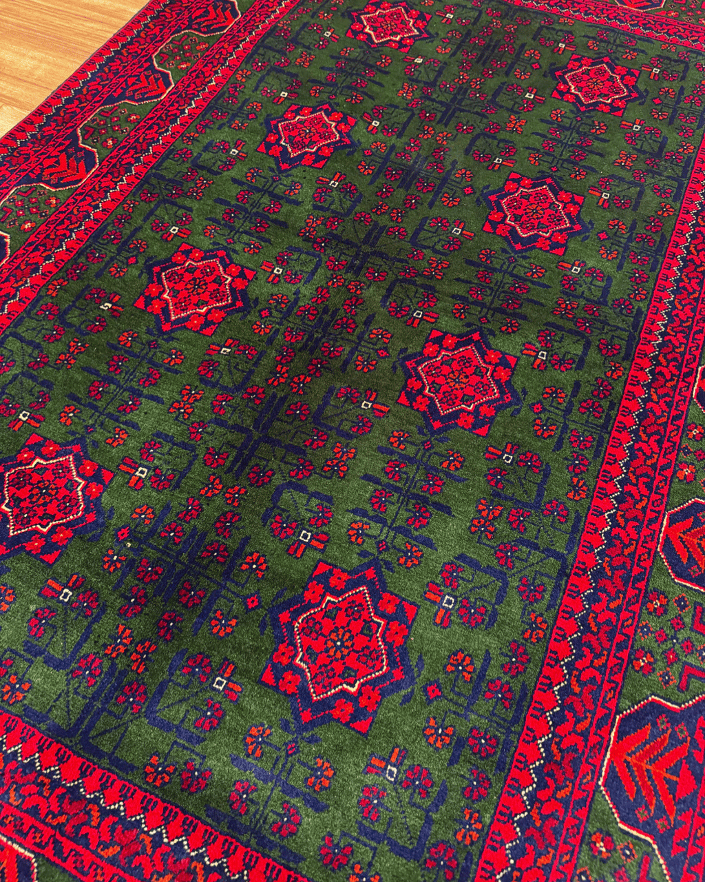 Wolle im afghanischen Stil 1,8x4,8ft – 55x146cm