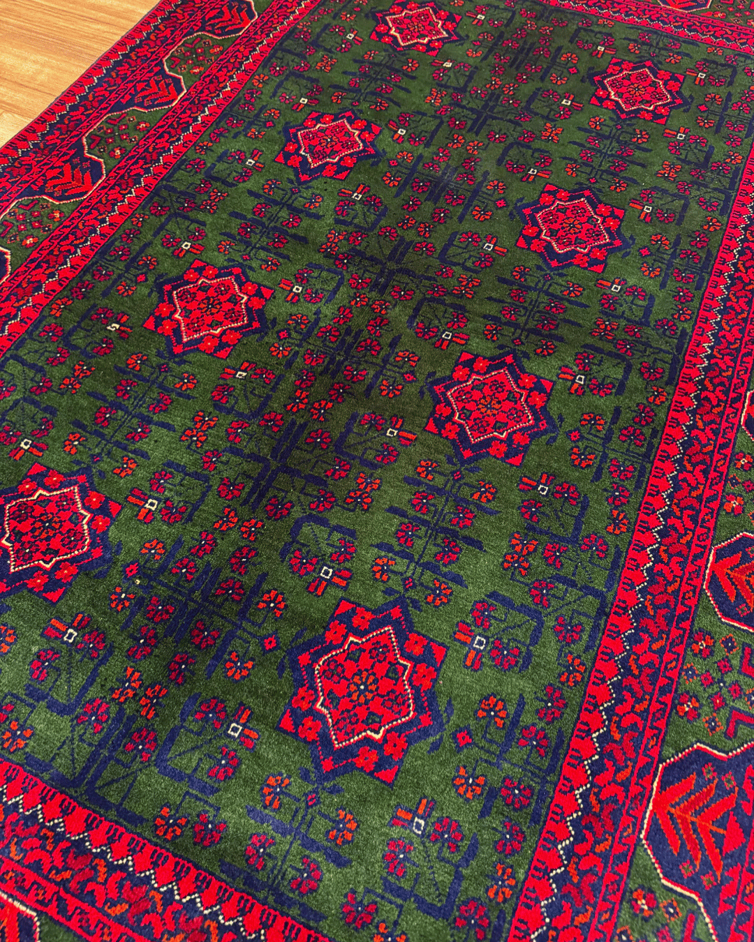 Wolle im afghanischen Stil 1,8x4,8ft – 55x146cm