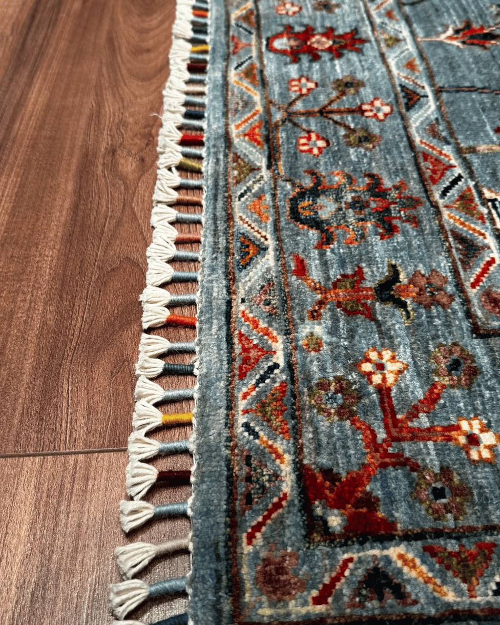 Sultani Hand-Knotted Wool Rug 3' 5" x 4' 8"