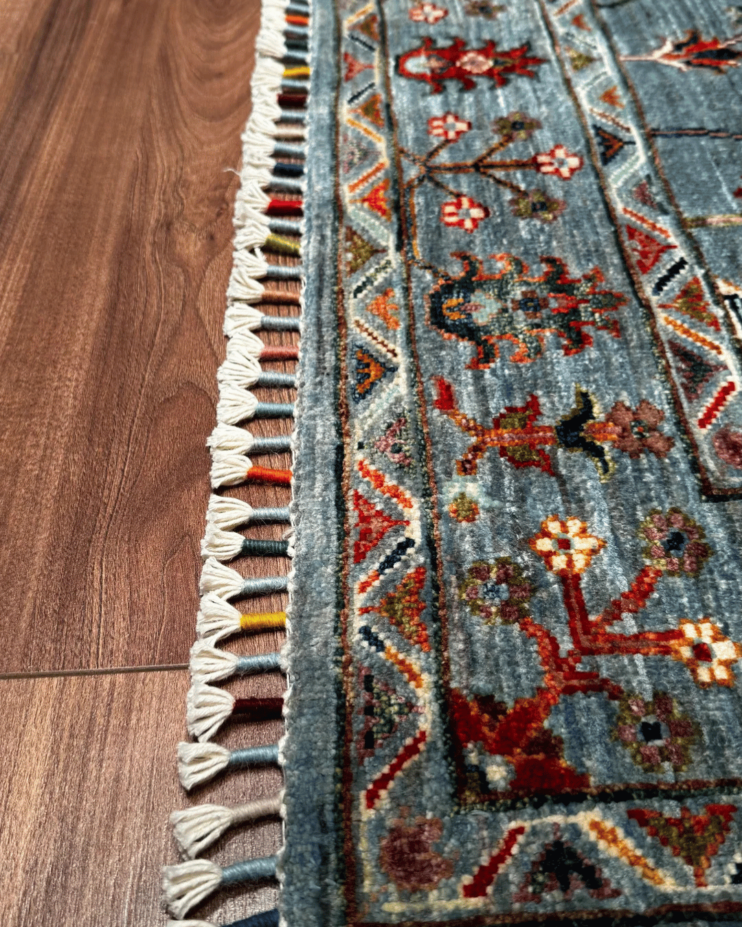 Sultani Hand-Knotted Wool Rug 3' 5" x 4' 8"