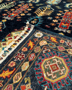 Veziri Hand-Knotted Wool Rug 6' 8" x 9' 9"