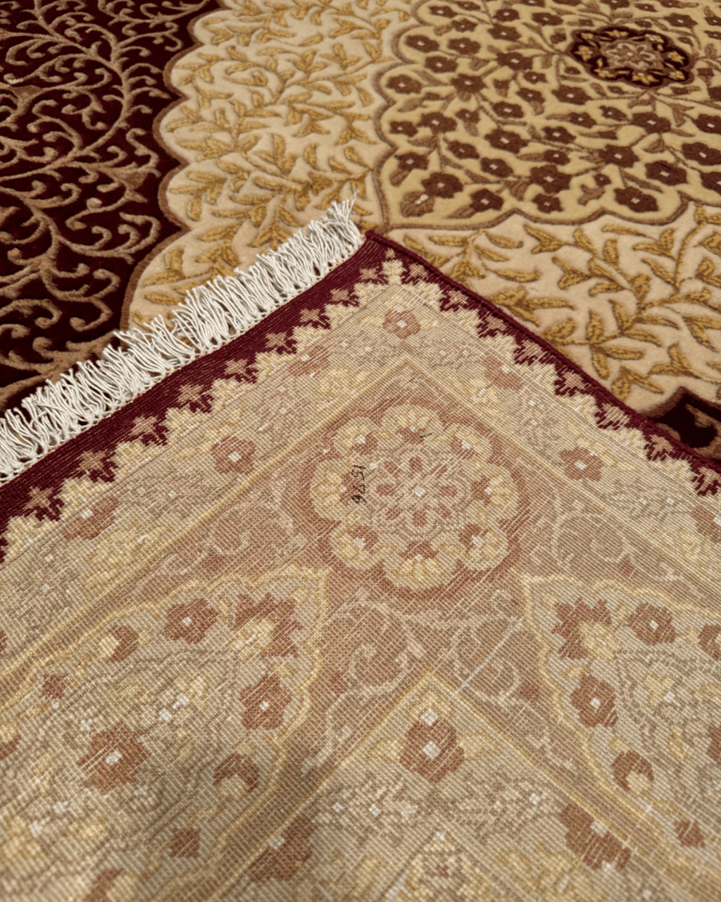 Ottoman Elegance Hand-Knotted Wool Rug 5' 7" x 8' 5"