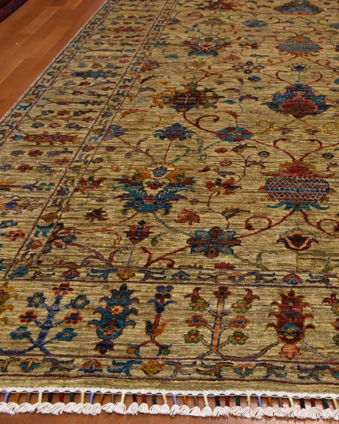 Sultani Hand-Knotted Wool Rug 5' 7" x 7' 9"