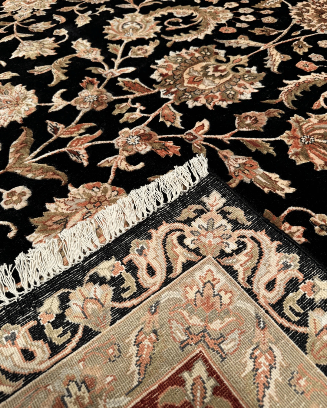 Ottoman Elegance Hand-Knotted Wool Rug 10' 1" x 12' 9"