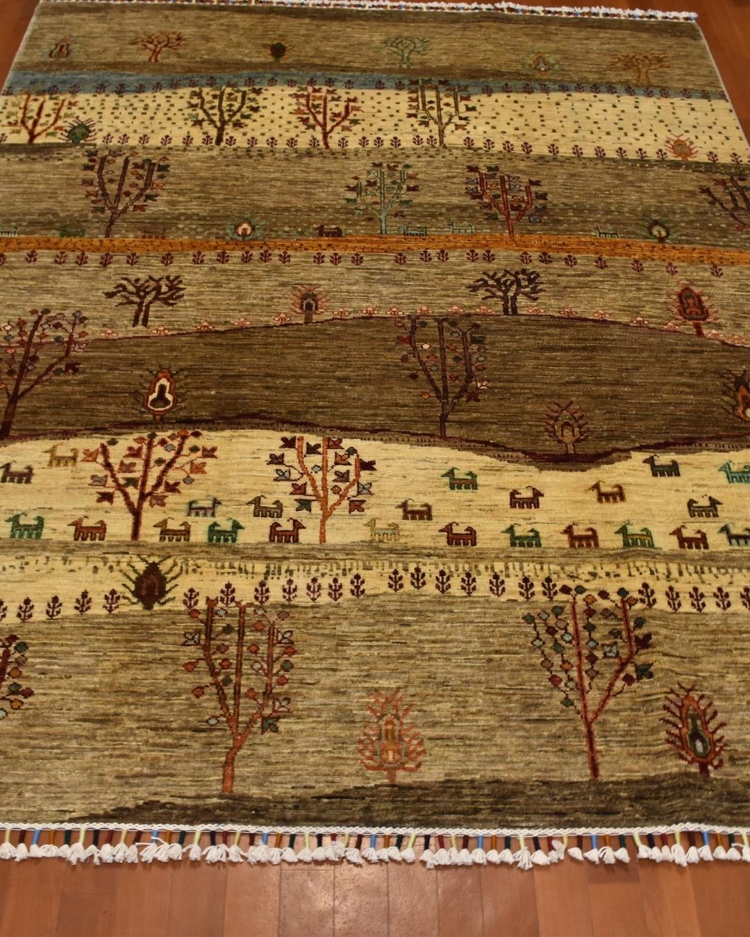 Sultani Hand-Knotted Wool Rug 154x196 cm 3 m² | 5x6 ft