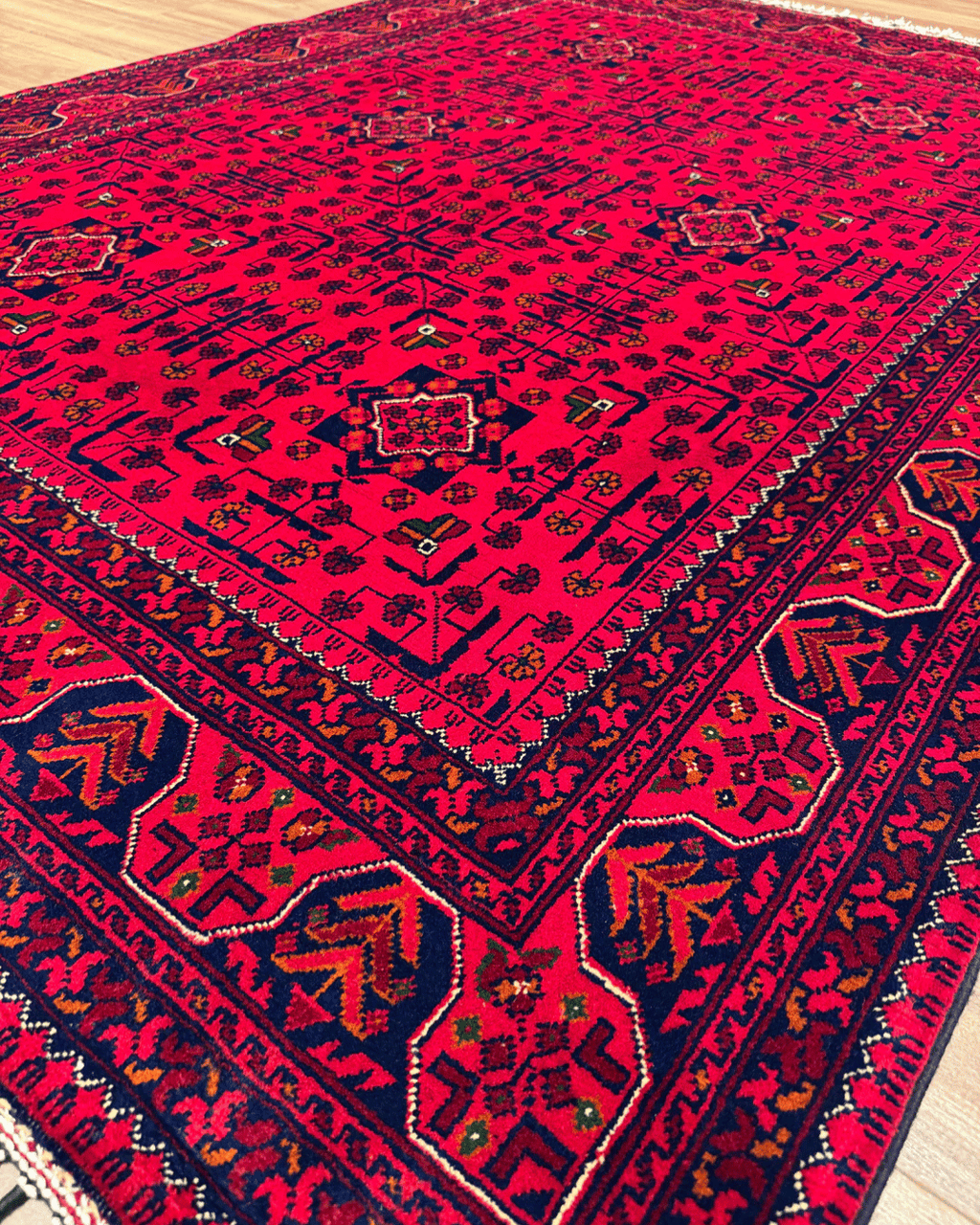 Wolle im afghanischen Stil 1,8x4,8ft – 55x146cm