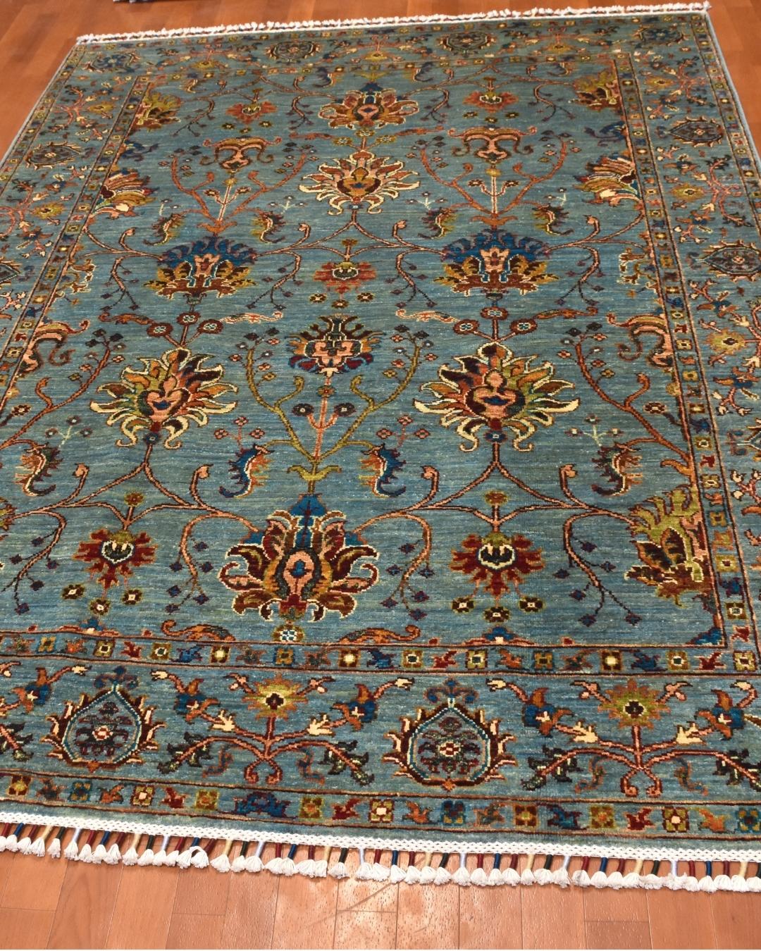 Sultani Hand-Knotted Wool Rug 152x219 cm 3.35 m² | 5x7 ft