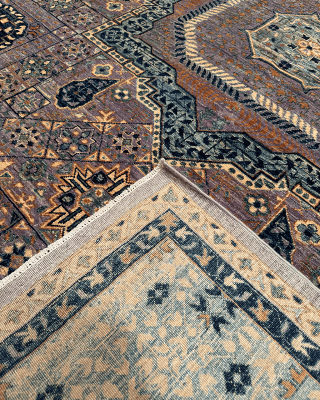 Mamluk Hand-Knotted Wool Rug 8' 1" x 11' 3"