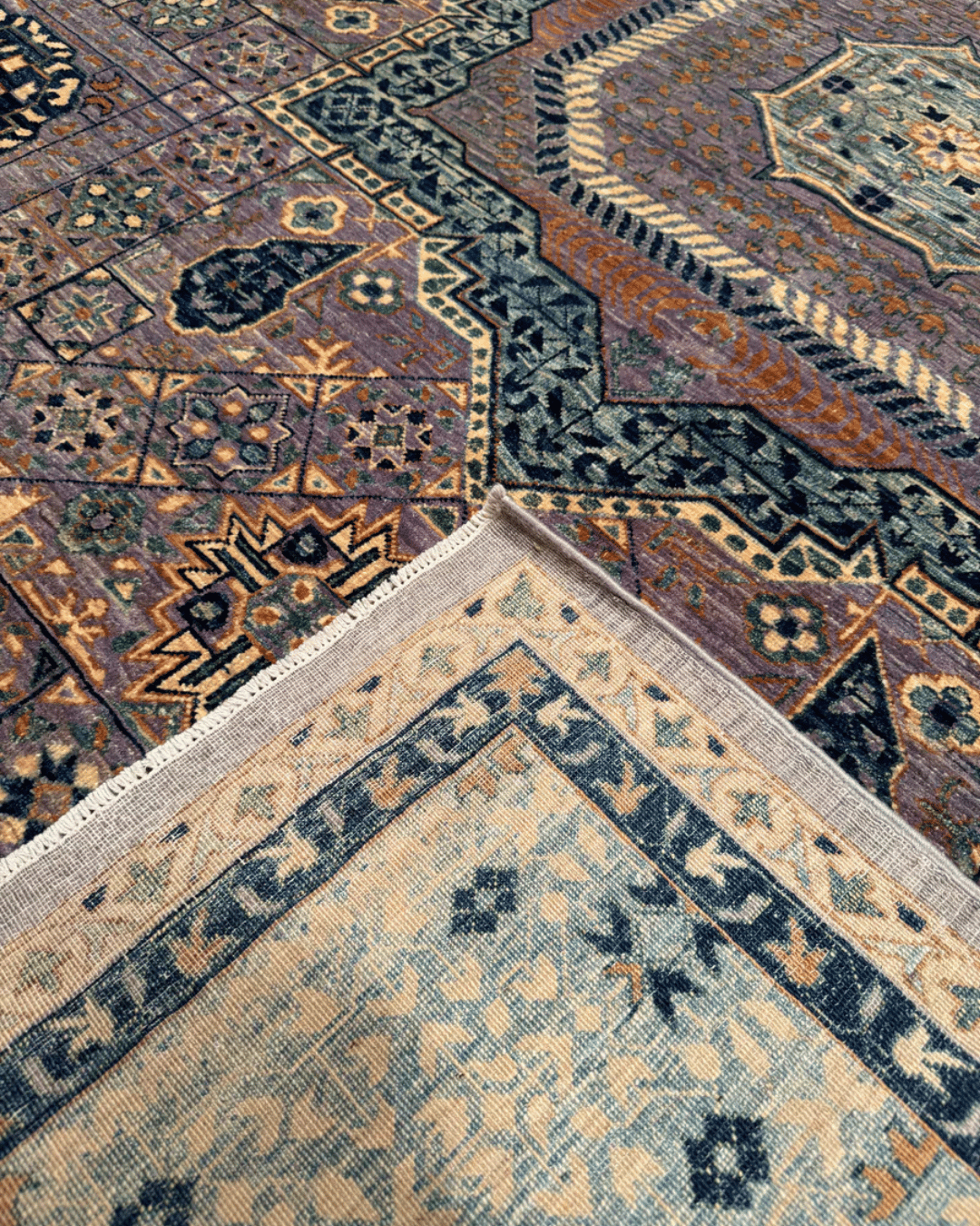 Mamluk Hand-Knotted Wool Rug 8' 1" x 11' 3"