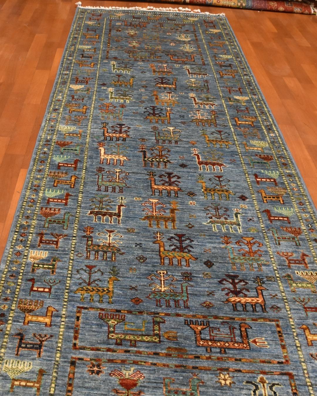 Sultani Hand-Knotted Wool Runner 2' 7" x 9' 2"