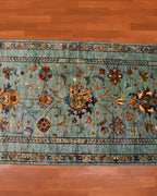 Sultani Hand-Knotted Wool Runner 2' 6" x 8'