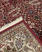 Hereke Hand-Knotted Wool Rug 6' 5" x 9' 5"