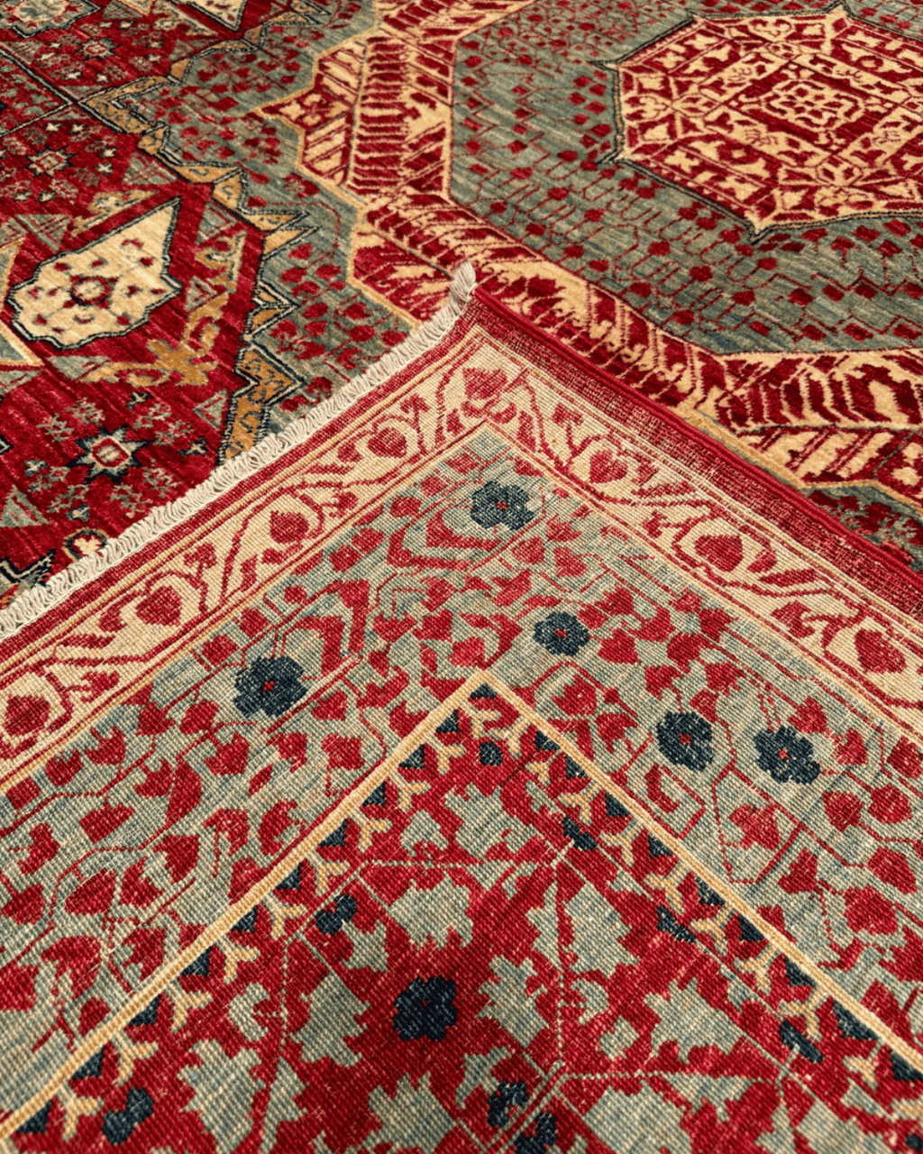 Mamluk Hand-Knotted Wool Rug 6' 1" x 8' 6"